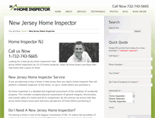 Tablet Screenshot of homeinspectorinnj.com